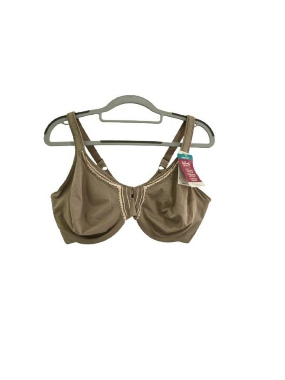 NEW Olga Lace Necklace Minimizer Bra Lavender Size 38DD 35912 Adjustable Straps